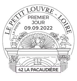 Premier jour La Pacaudière timbre Le Petit Louvre