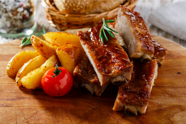 ingrédients travers de porc au four