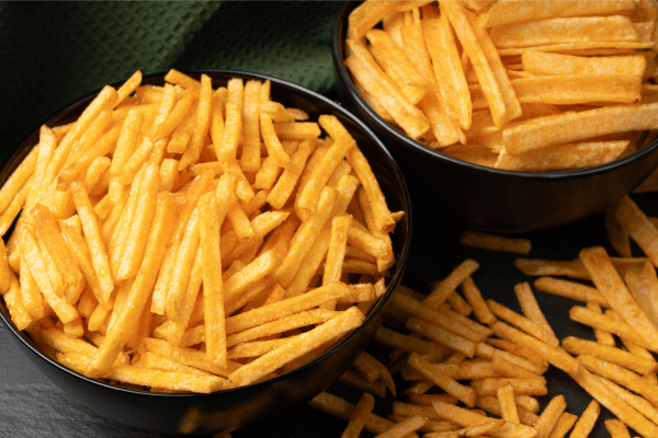 frites de pommes de terre pour 10