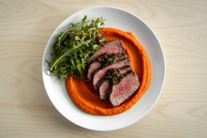 quelle viande avec une purée de carottes