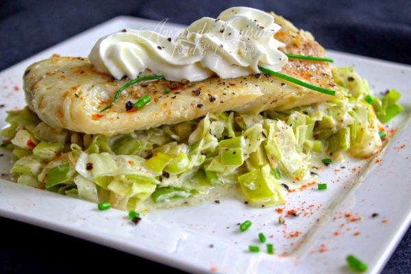 accompagnement fondue de poireaux