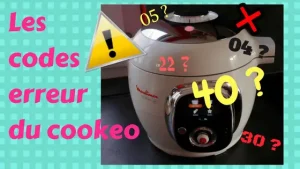 code erreur Cookeo