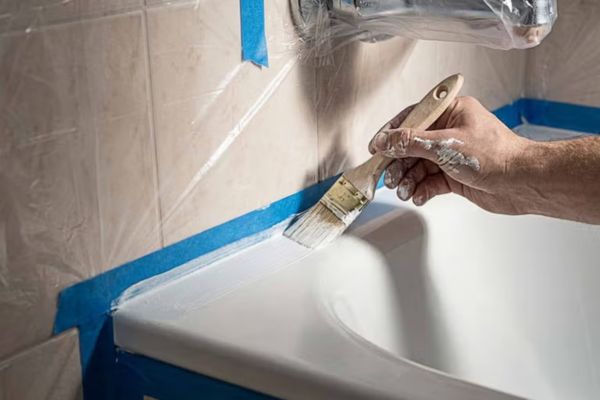 La durée de vie d'une baignoire peinte